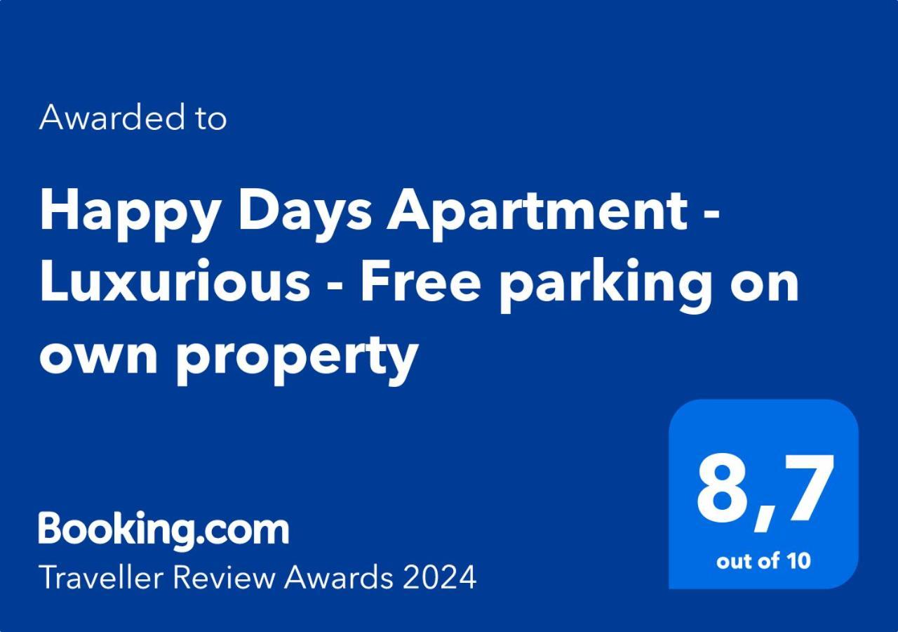 Happy Days Apartment - Luxurious - Free Parking On Own Property 잔드보르트 외부 사진